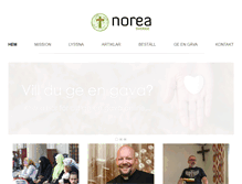 Tablet Screenshot of noreasverige.se